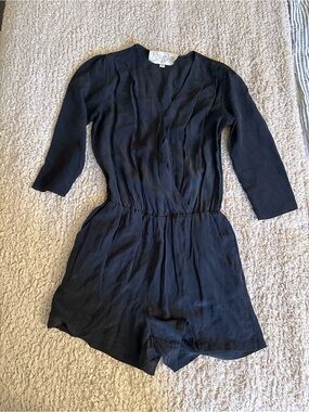 Rory Beca 100% Silk Wrap Romper